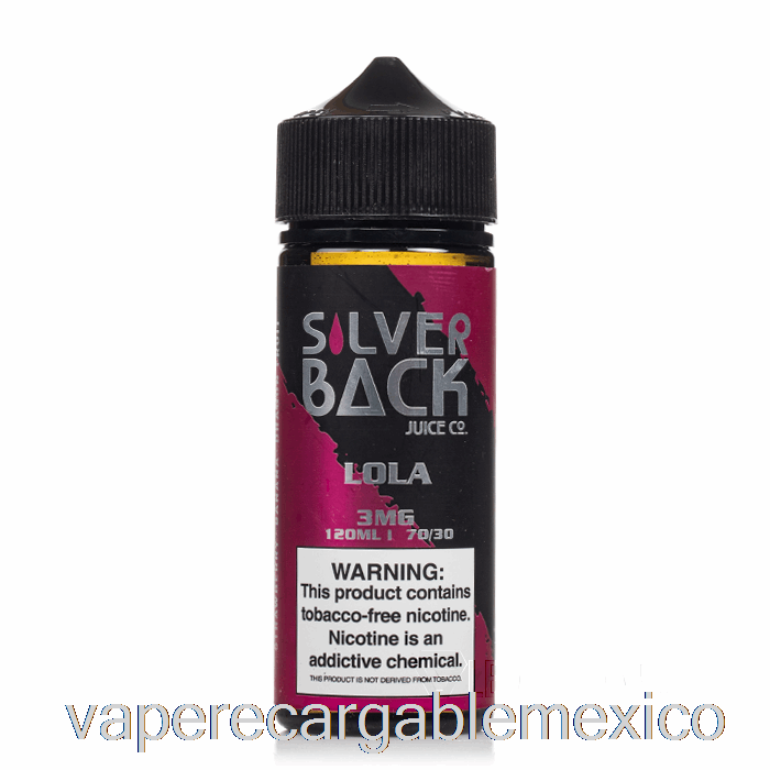 Vaporizador Recargable Lola - Silverback Juice Co. - 120ml 6mg